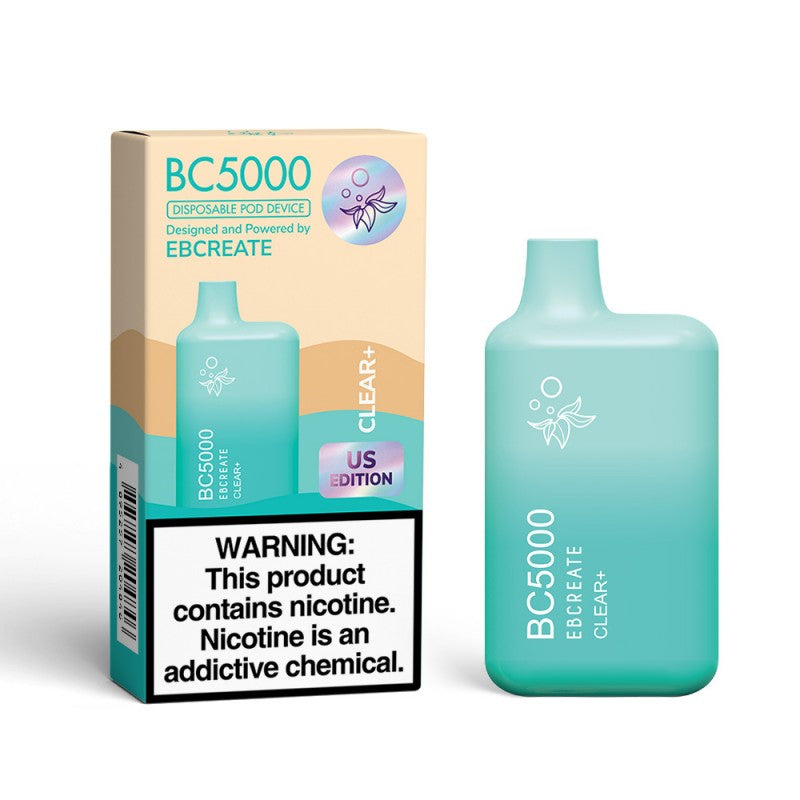 BC5000 Clear+ Disposable Vape | EBCREATE Store BC5000 Clear+ Disposable Vape | EBCREATE Store