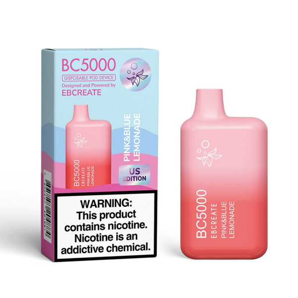 BC5000 Pink & Blue Lemonade Disposable Vape | EBCREATE Store BC5000 Pink & Blue Lemonade Disposable Vape | EBCREATE Store