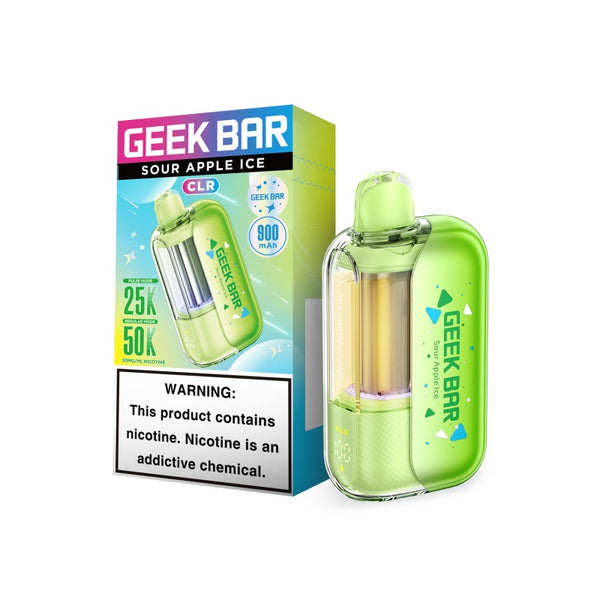 Sour Apple Ice Geek Bar CLR 50K Vape EBCREATE Store Sour Apple Ice Geek Bar CLR 50K Vape EBCREATE Store