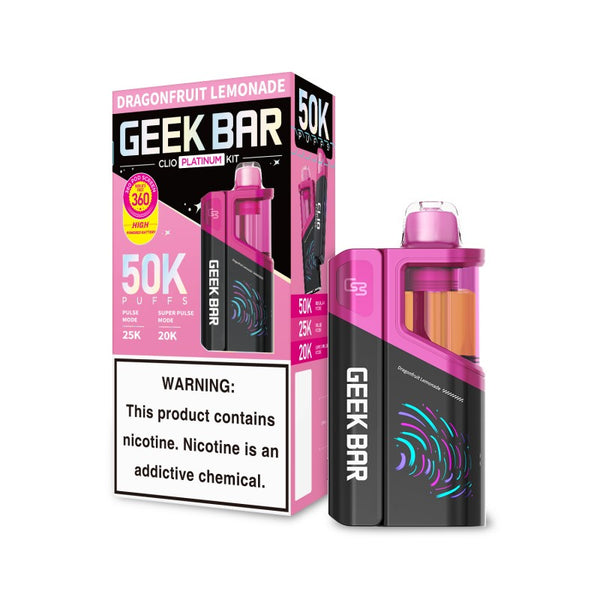 Dragonfruit Lemonade Geek Bar Clio 50K Vape Kit EBCREATE Store Dragonfruit Lemonade Geek Bar Clio 50K Vape Kit EBCREATE Store