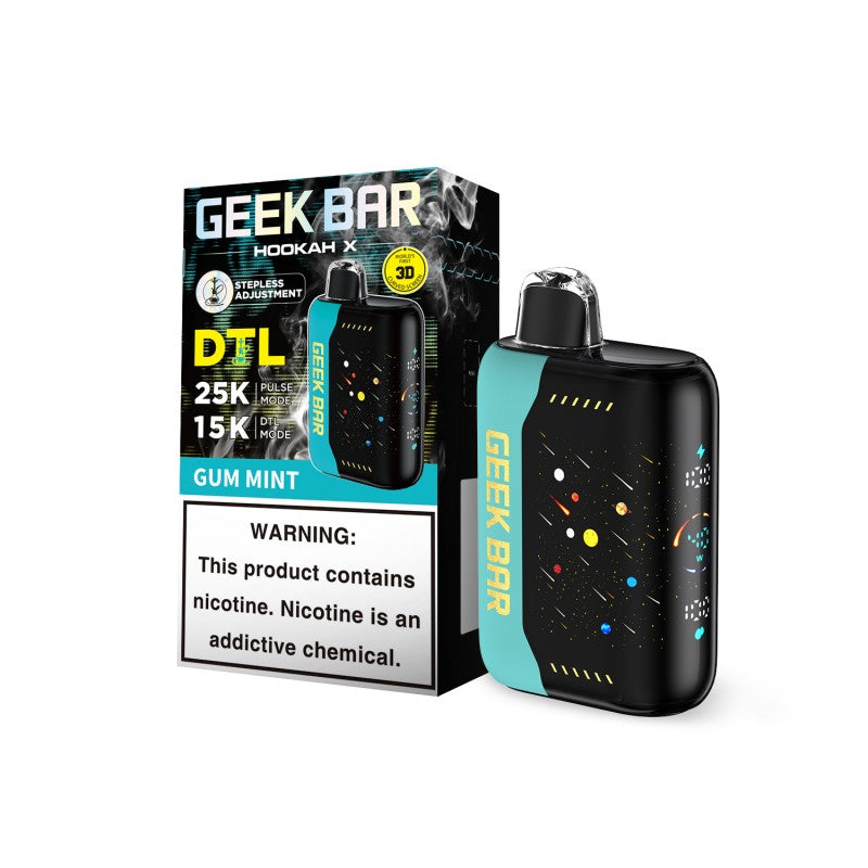 Gum Mint Geek Bar Hookah X 25K EBCREATE Store Gum Mint Geek Bar Hookah X 25K EBCREATE Store