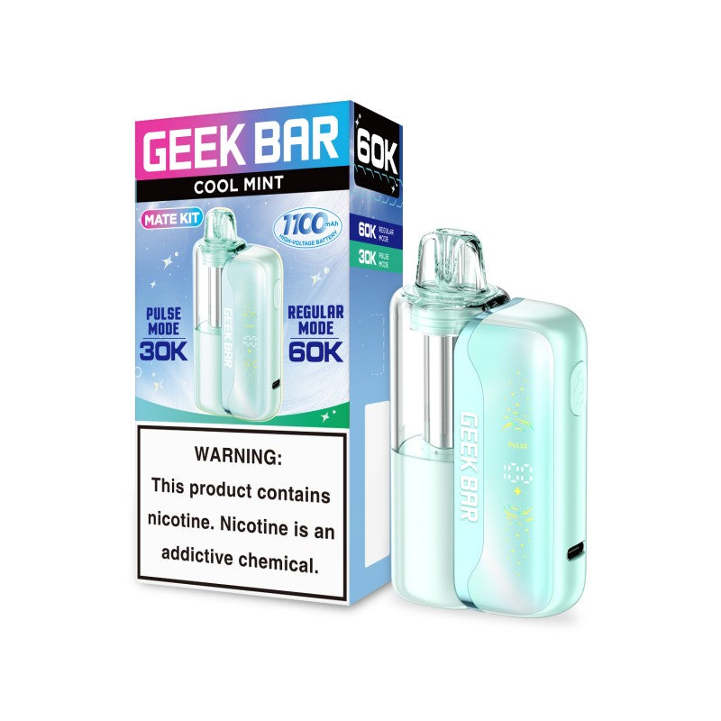 Cool Mint Geek Bar Mate 60K Vape Kit – EBCREATE Store