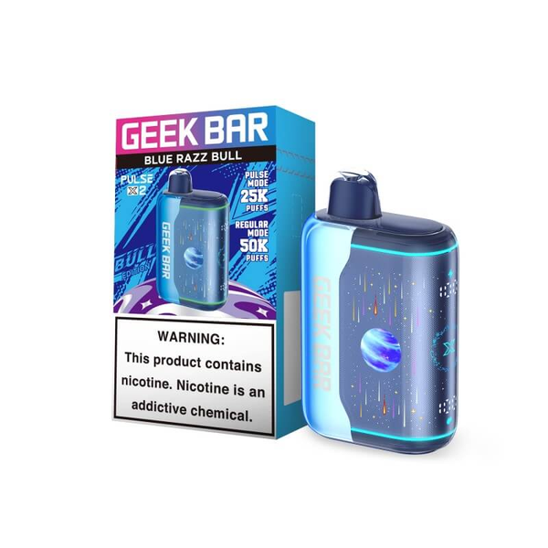 Blue Razz Bull Geek Bar Pulse X 2 Vape – EBCREATE Store