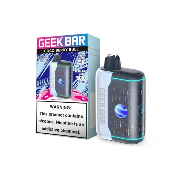 Coco Berry Bull Geek Bar Pulse X 2 50K Vape EBCREATE Store Coco Berry Bull Geek Bar Pulse X 2 50K Vape EBCREATE Store