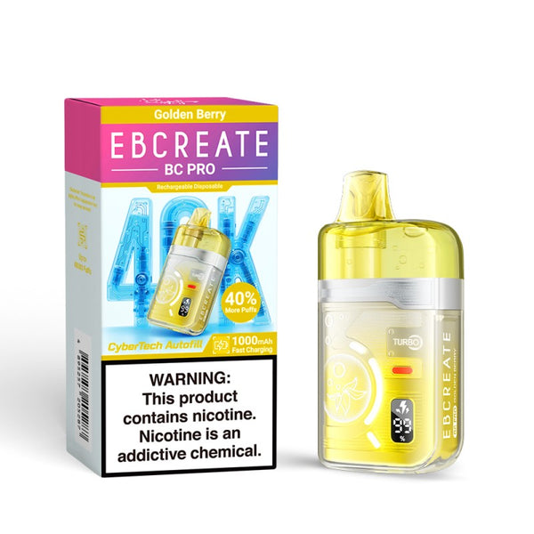 best vapes bc EBCREATE BC PRO 40K Golden Berry – EBCREATE Store