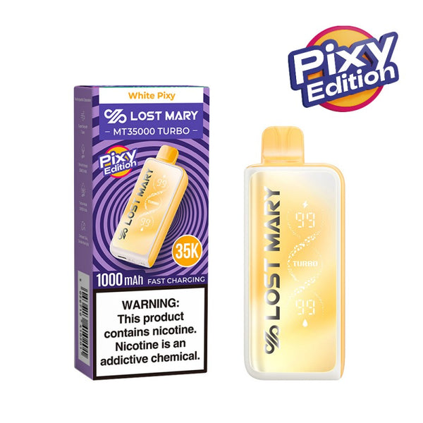 White Pixy Lost Mary MT35000 Disposable Vape EBCREATE Store White Pixy Lost Mary MT35000 Disposable Vape EBCREATE Store