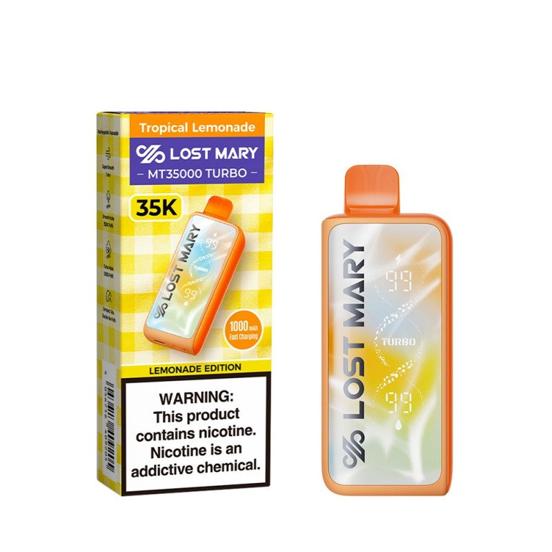 how much is elf bar vape Tropical Lemonade Lost Mary MT35000 Turbo Vape