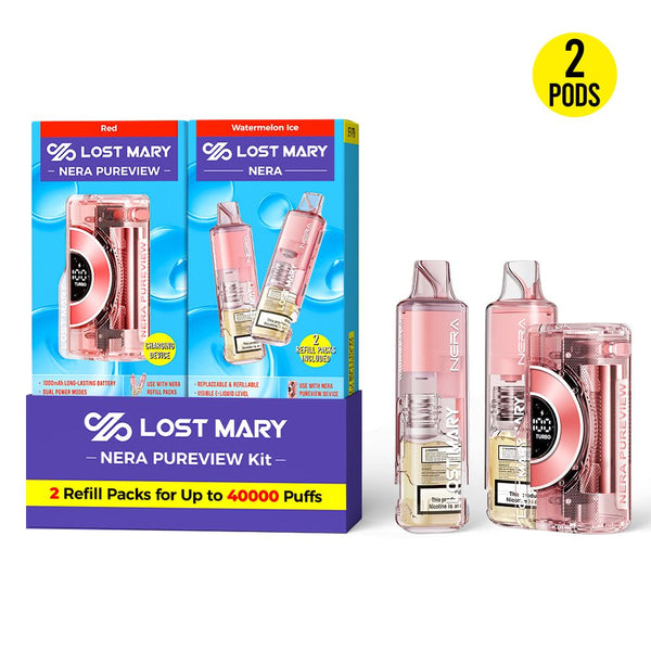 Watermelon Ice Lost Mary NERA Pureview 40K Kit – EBCREATE Store