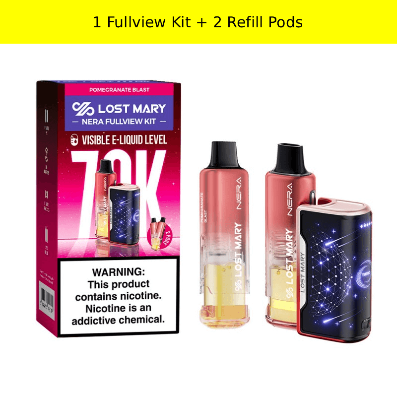 Pomegranate Blast Lost Mary Nera Fullview 70K Kit – EBCREATE Store