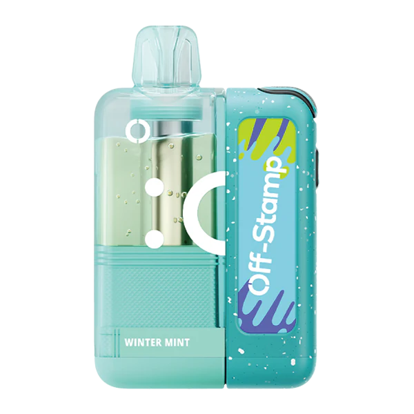 crystal mint vape Winter Mint Off Stamp X Crystal Cube 35K Vape Pod