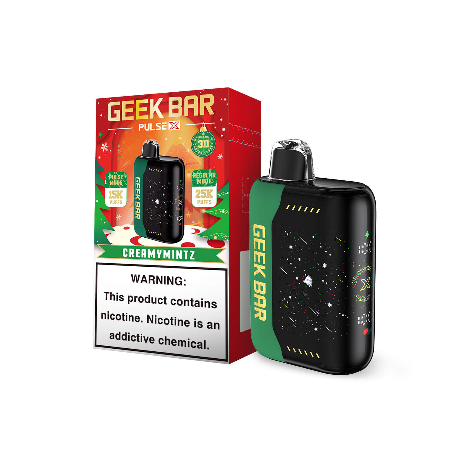 GEEK BAR PULSE X 25K Christmas Edition | EBCREATE Store