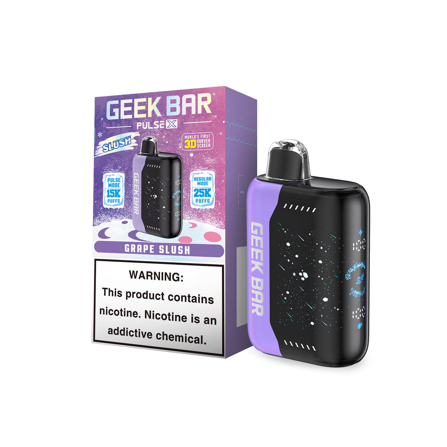 Grape Slush Geek Bar Pulse X 25K Vape | EBCREATE Store Grape Slush Geek Bar Pulse X 25K Vape | EBCREATE Store