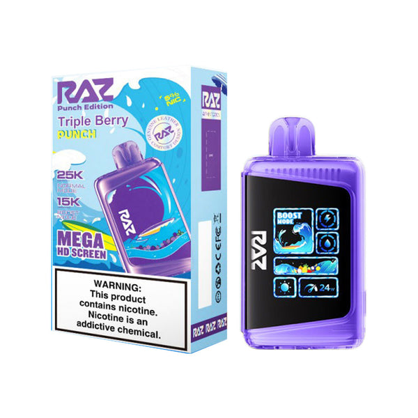 Triple Berry Punch RAZ 25K LTX Vape | EBCREATE Store
