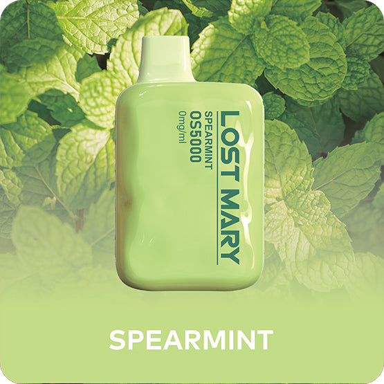 Lost Mary OS5000 Spearmint Zero Nicotine Vape