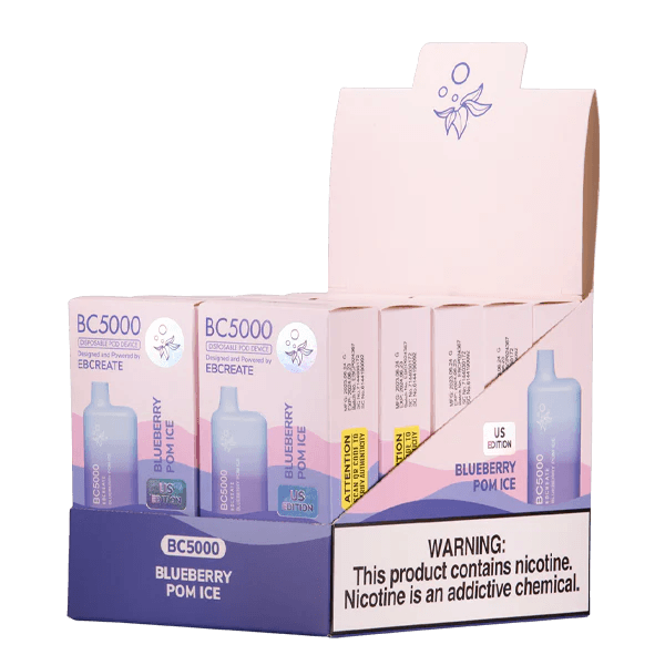 BC5000 Blueberry Pom Ice Disposable Vape | EBCREATE Store BC5000 Blueberry Pom Ice Disposable Vape | EBCREATE Store