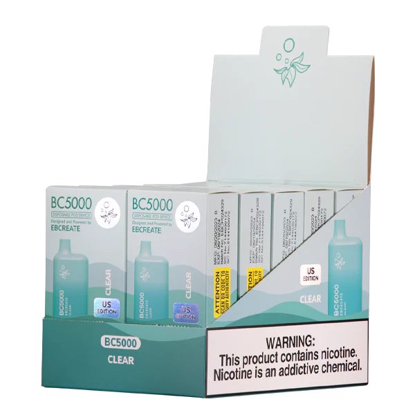 BC5000 Clear Disposable Vape | EBCREATE Store BC5000 Clear Disposable Vape | EBCREATE Store