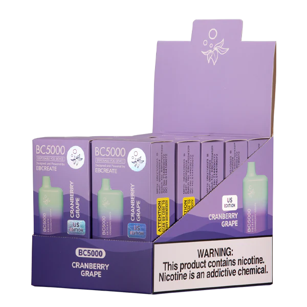 BC5000 Cranberry Grape Disposable Vape