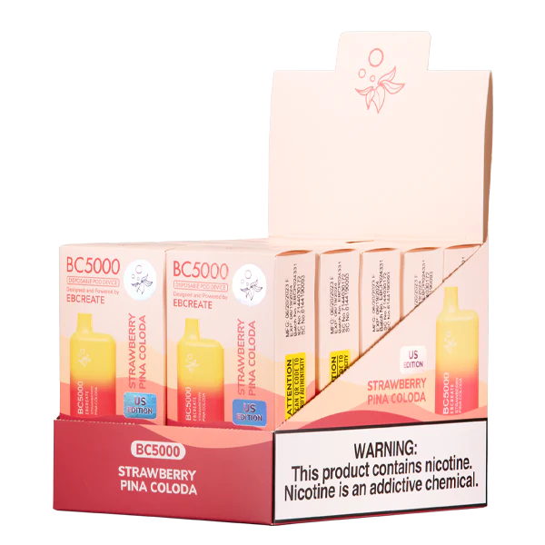 BC5000 Strawberry Pia Colada Disposable Vape | EBCREATE Store BC5000 Strawberry Pia Colada Disposable Vape | EBCREATE Store