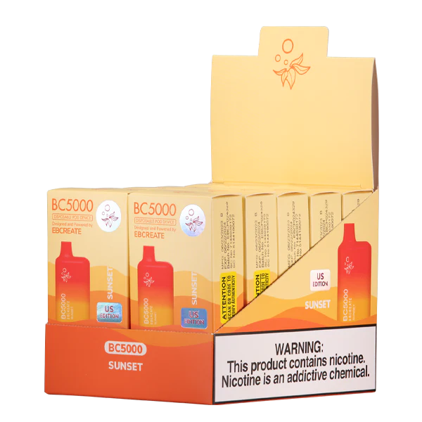 BC5000 Sunset Disposable Vape | EBCREATE Store