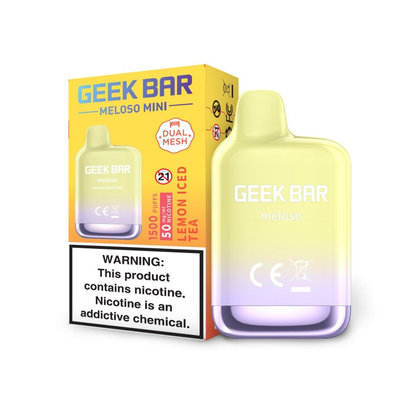Geek Bar Meloso MINI 1500 Disposable Vape Lemon Iced Tea