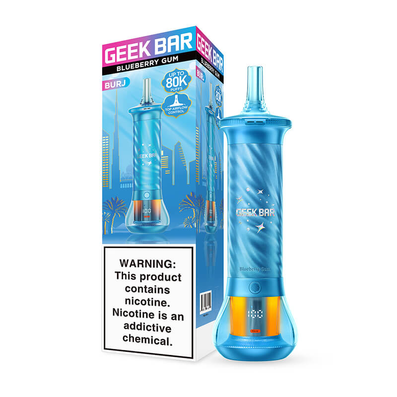 Geek Bar Burj 80K Disposable Vape Blueberry Gum