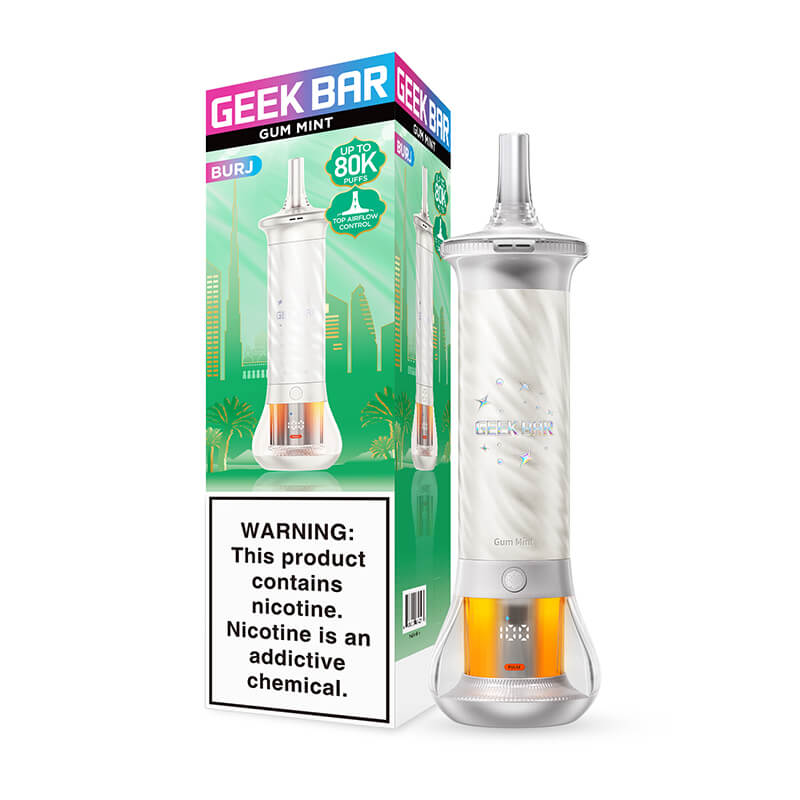 Geek Bar Burj 80K Disposable Vape Gum Mint