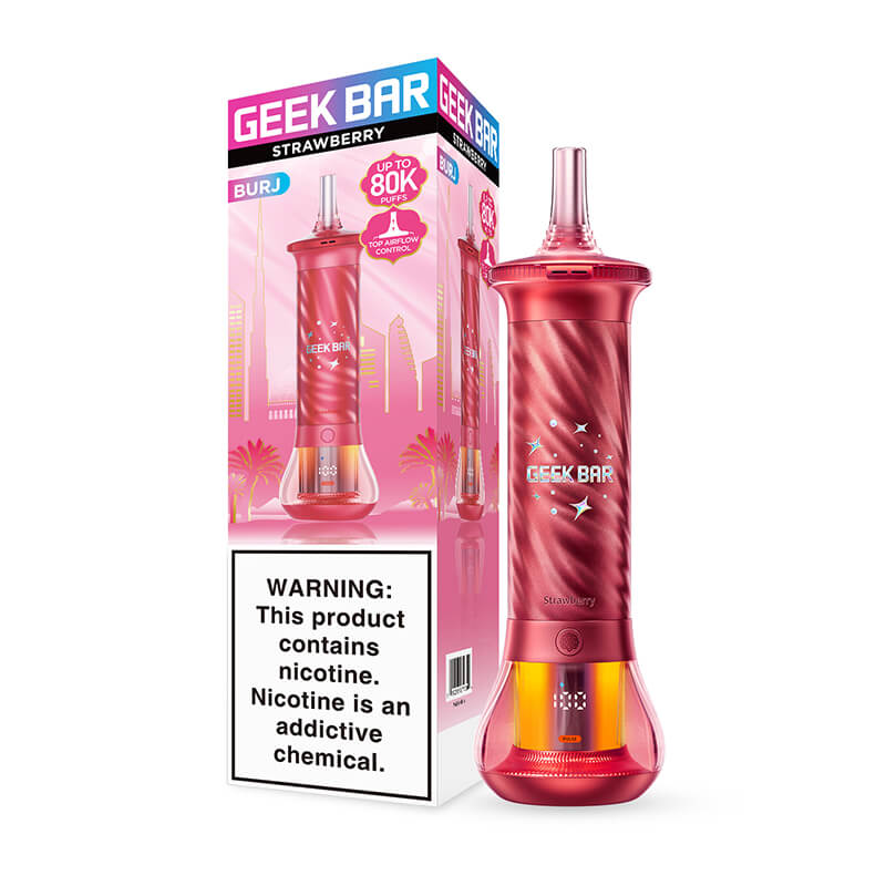Geek Bar Burj 80K Disposable Vape Strawberry