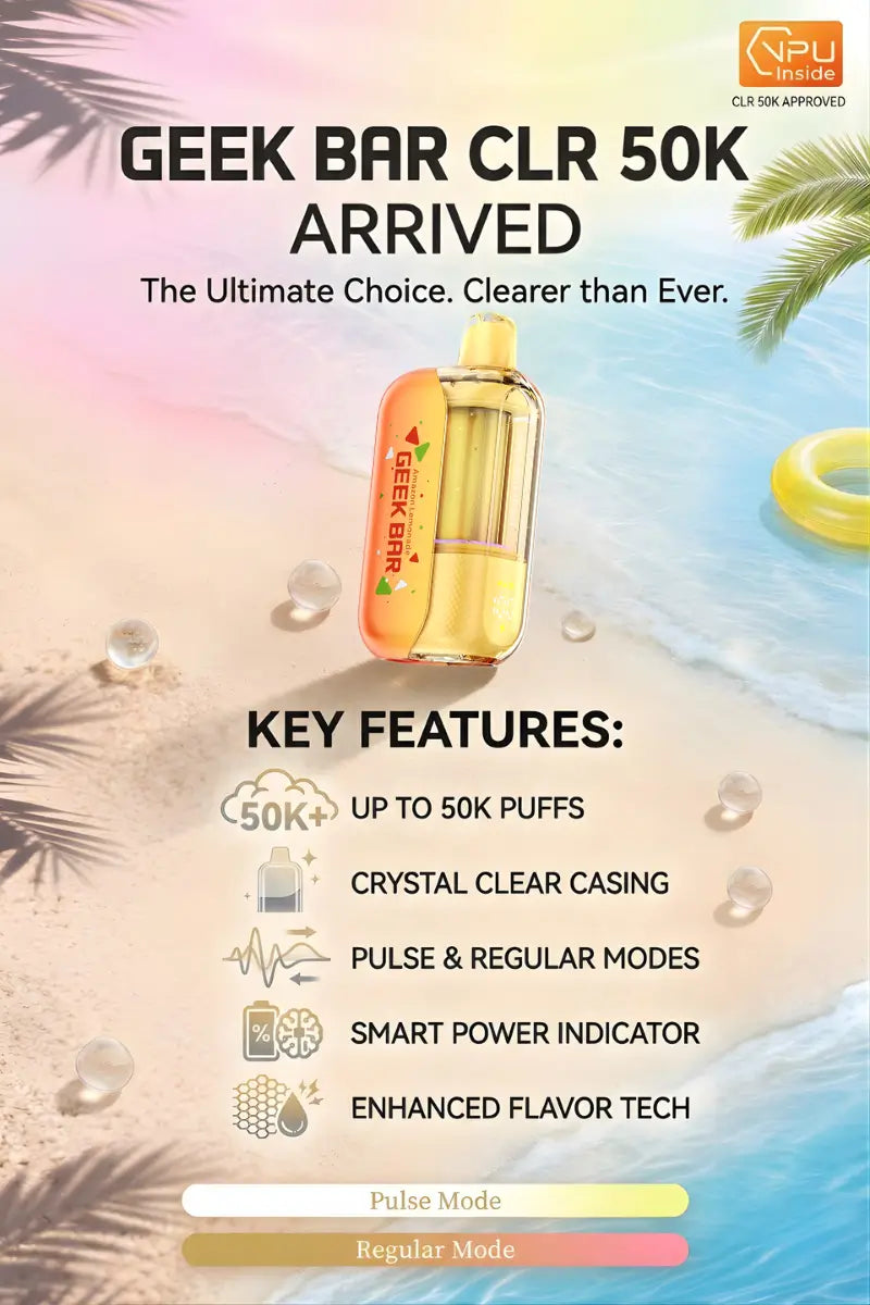 Geek Bar Clear Vape Geek Bar B5000 Clear Geek Bar Clear Vape Geek Bar B5000 Clear
