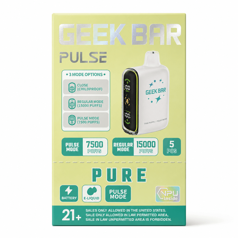 Geek Bar Pulse 15000 Pure Disposable Vape