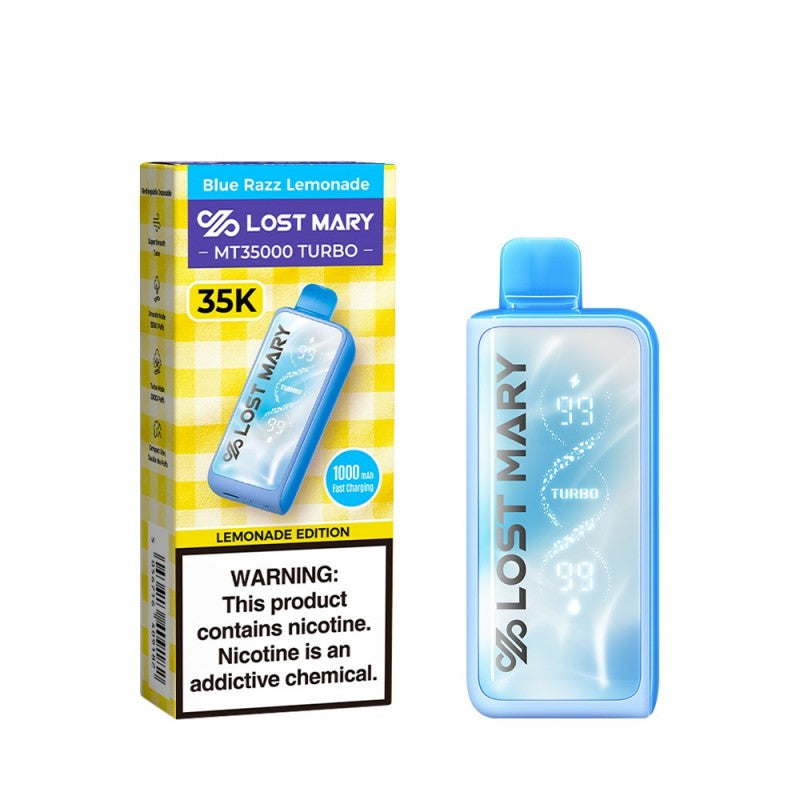 Blue Razz Lemonade Lost Mary MT35000 Turbo Vape | EBCREATE Store Blue Razz Lemonade Lost Mary MT35000 Turbo Vape | EBCREATE Store
