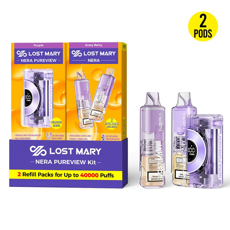 Scary Berry Lost Mary NERA Pureview 40K Kit EBCREATE Store Scary Berry Lost Mary NERA Pureview 40K Kit EBCREATE Store