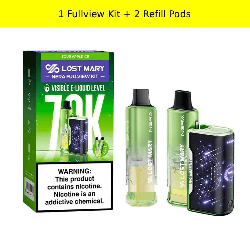 elfbar nachfüll pod läuft aus Lost Mary Nera Fullview 70K Kit – EBCREATE Store