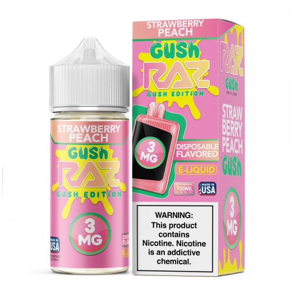 Strawberry Peach Gush RAZ LTX E-Liquid (100ml)