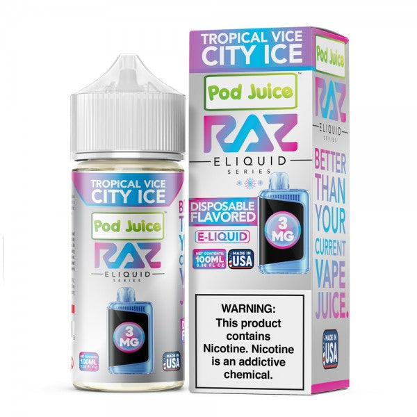 Tropical Vice City Ice RAZ LTX E-Liquid (100ml)