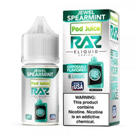 RAZ LTX Salt Nic E-Liquid (30ml) Jewel Spearmint