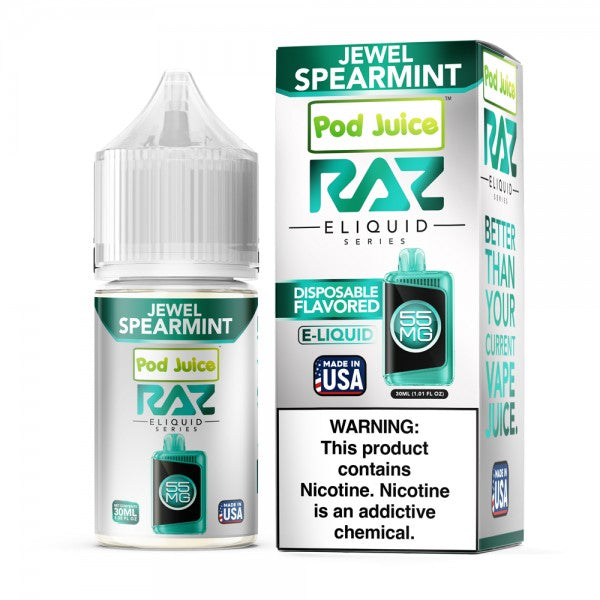 RAZ LTX Salt Nic E-Liquid (30ml) Jewel Spearmint