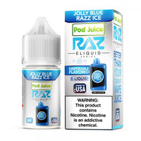 RAZ LTX Salt Nic E-Liquid (30ml) Jolly Blue Razz Ice