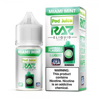 RAZ LTX Salt Nic E-Liquid (30ml) Miami Mint