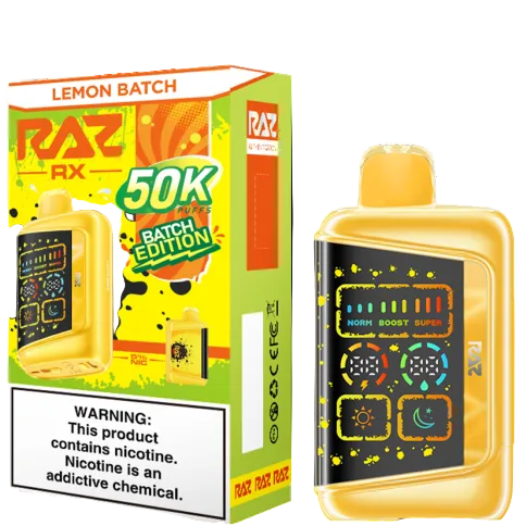 RAZ RX50K Lemon Batch Edition Disposable Vape