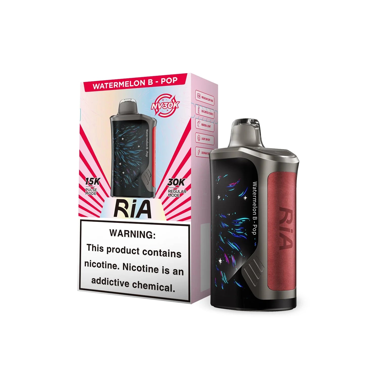 RIA NV30K Vape Watermelon B Pop