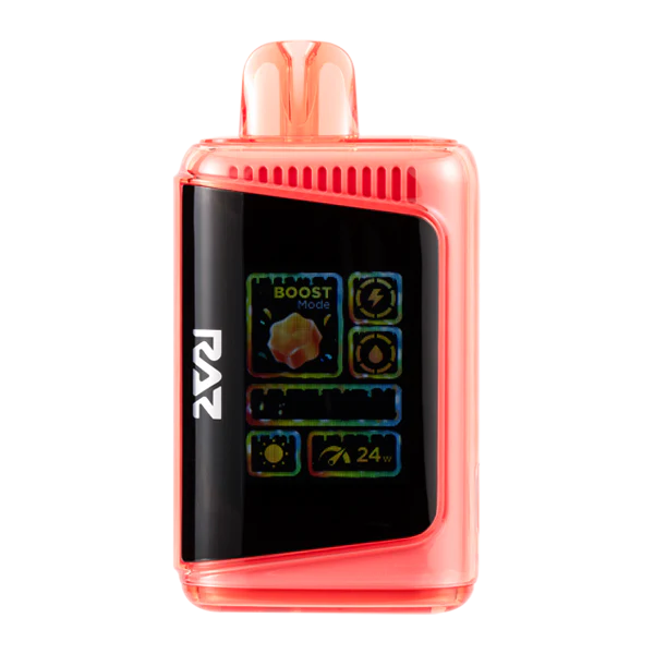 Strawberry Peach Gush RAZ LTX DC25000 Vape