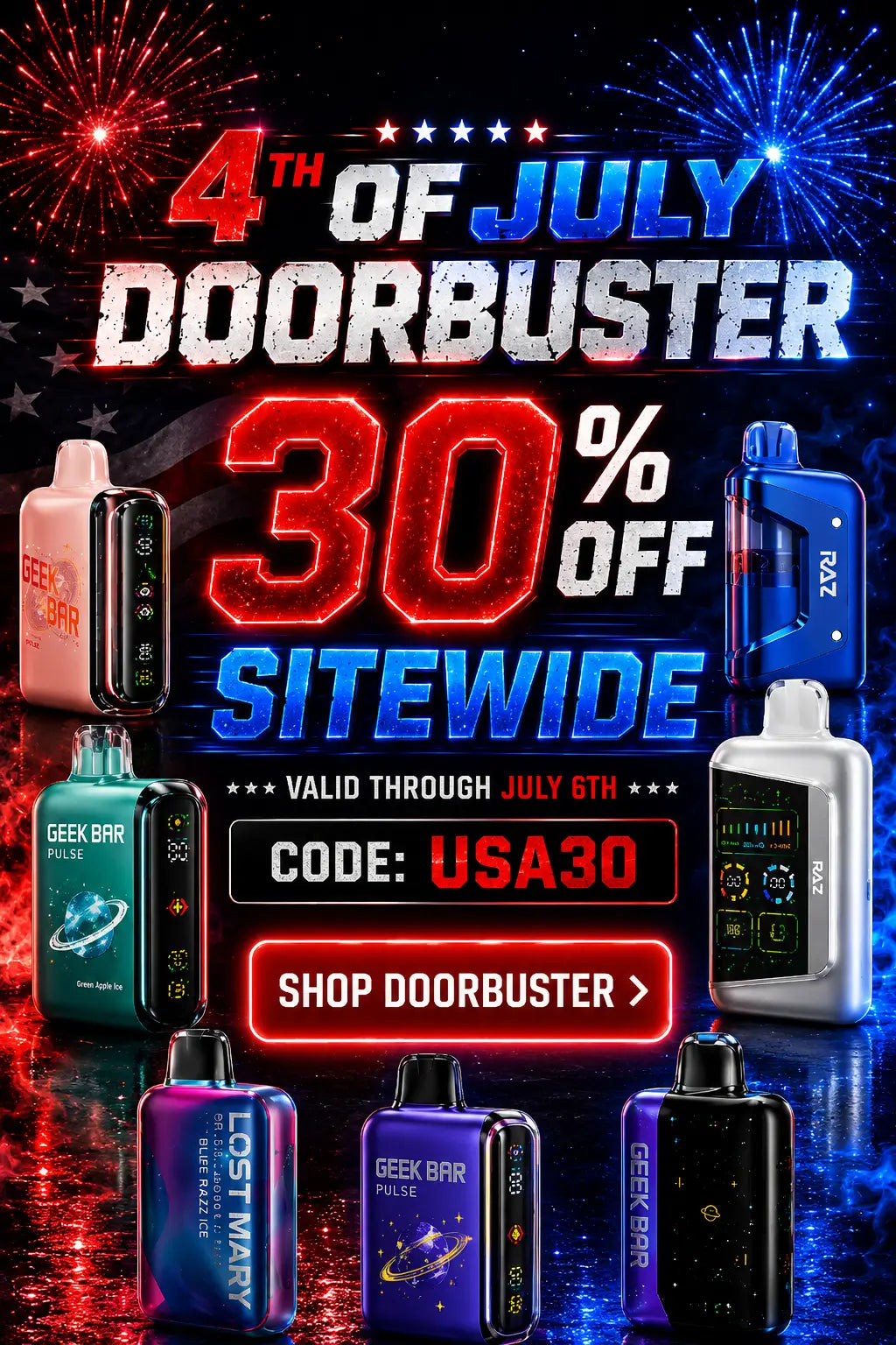 4th Of July Doorbuster Deals at EBCREATE Store