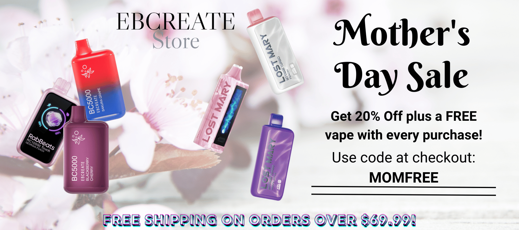 ebcreate mother day sale banner