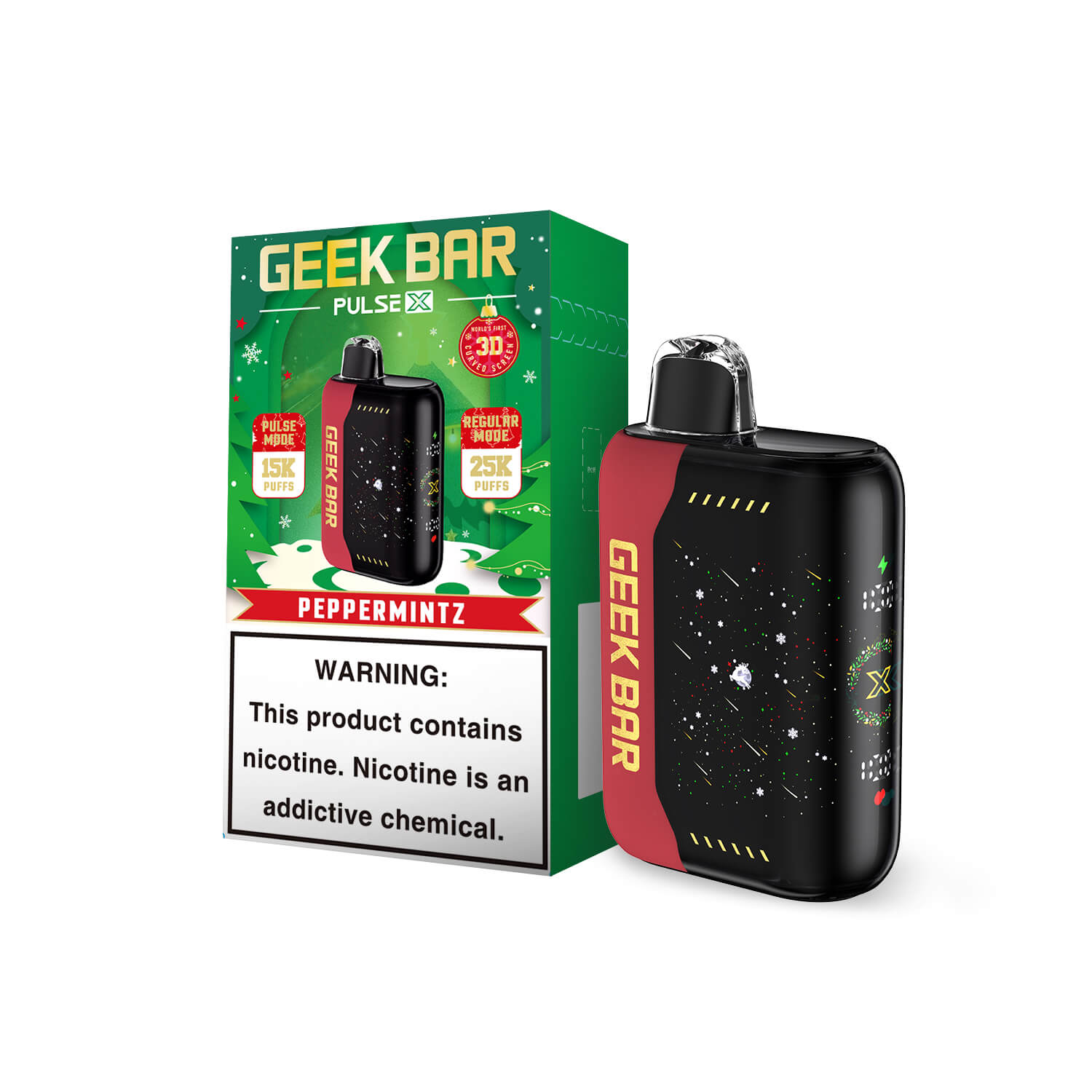 GEEK BAR PULSE X 25K Christmas Edition | EBCREATE Store GEEK BAR PULSE X 25K Christmas Edition | EBCREATE Store