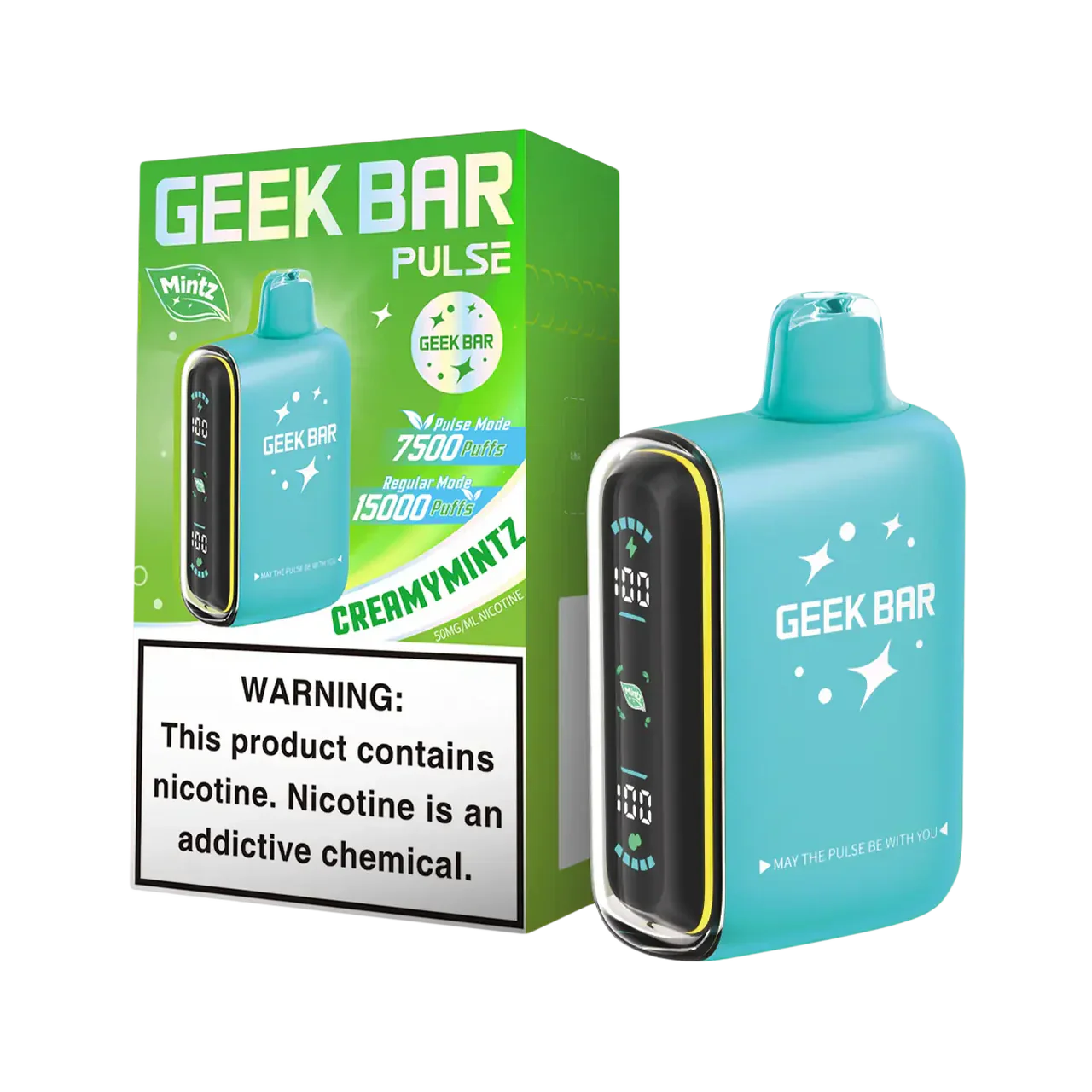 Creamy Mintz Geek Bar Pulse 15000 (Mintz Edition)