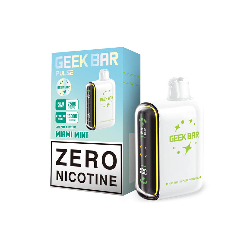 Geek Bar Pulse 15K Zero Nicotine Miami Mint