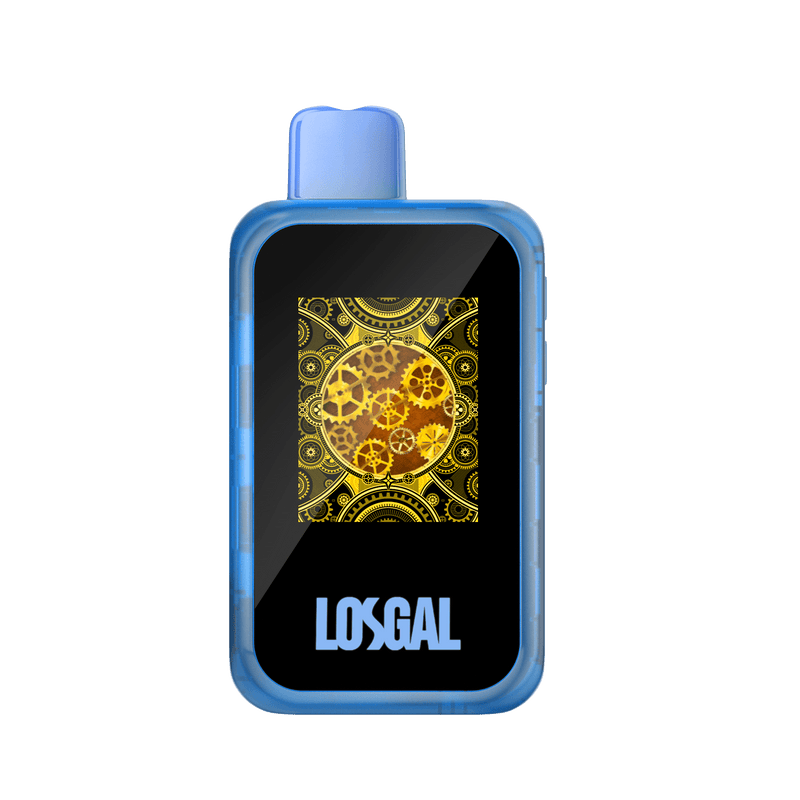 losgal mc25000 blue razz ice vape steampunk edition