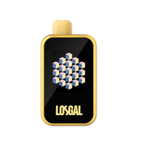 losgal mc25000 grapefruit kiwi strawberry vape geometric edition