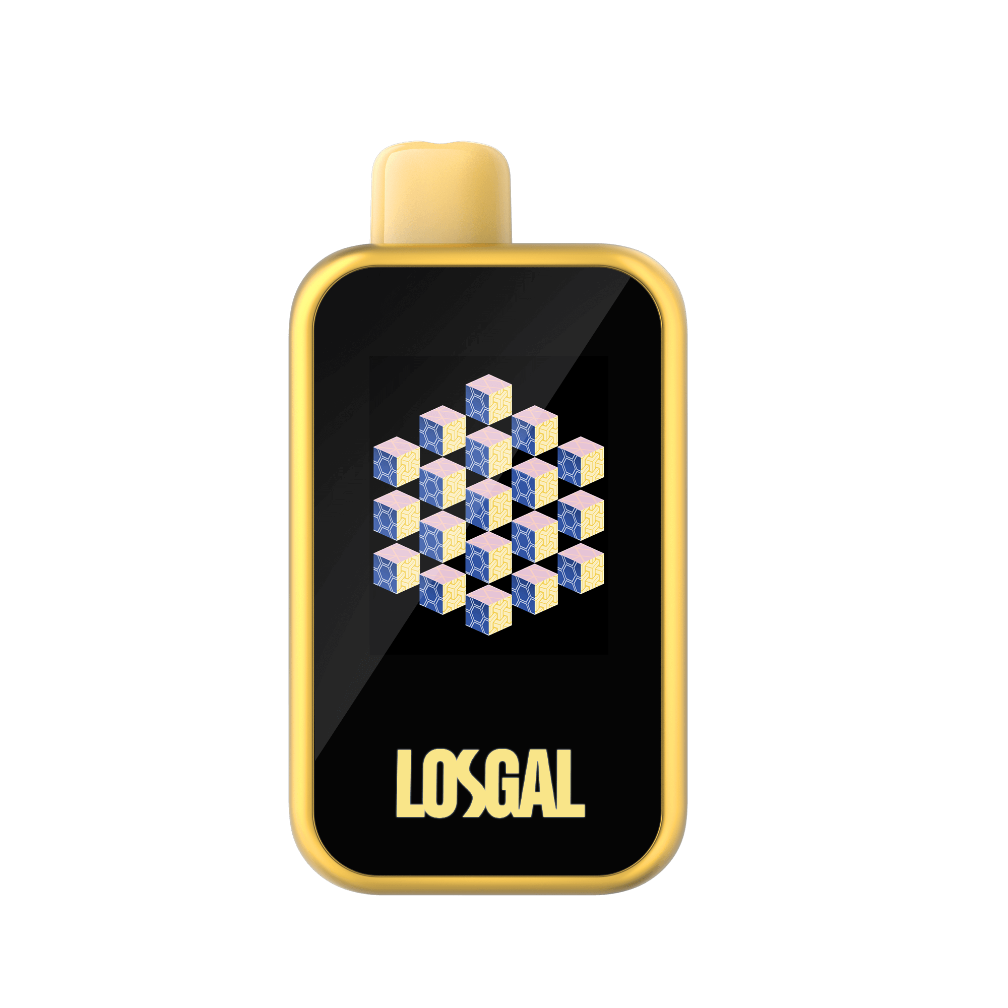 losgal mc25000 grapefruit kiwi strawberry vape geometric edition