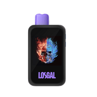 losgal mc25000 sour apple grape kiwi vape skull edition